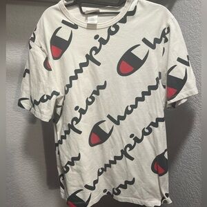 White champion mens tee shirt